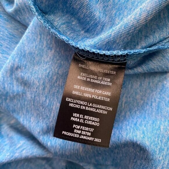 Men’s Beverly Hills Polo Club Short Sleeve Easy Care T Shirt S Blue Size L NEW - Picture 8 of 14